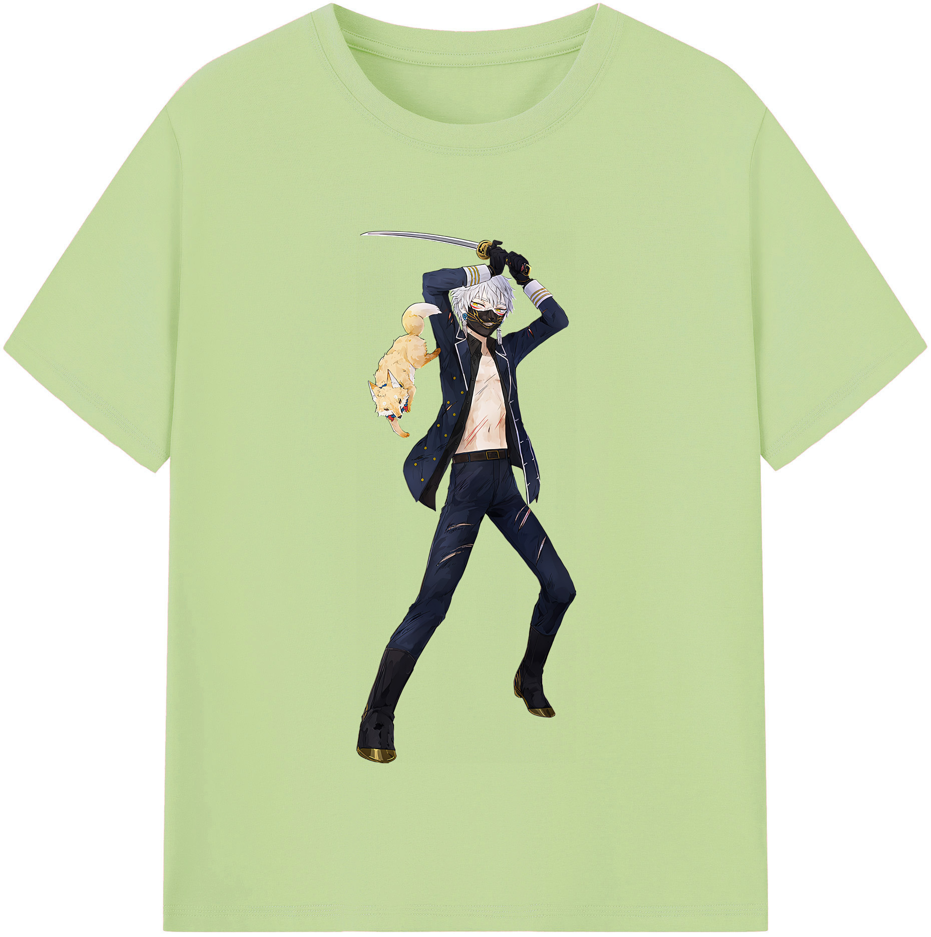 （画像用） 刀剣乱舞 Touken Ranbu 綿100％半袖Tシャツ（フロントプリント）